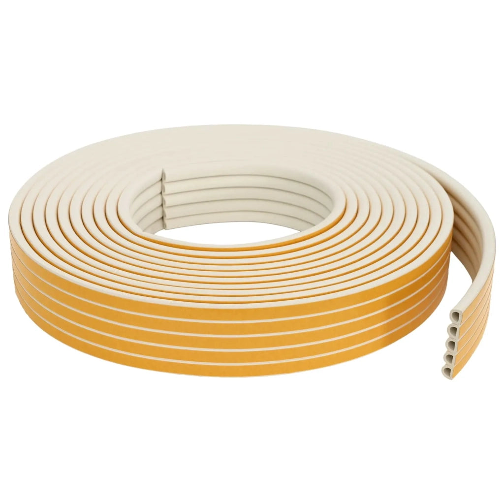 Nastro adesivo per finestre Bianco 9 x 8 mm 12 m Schiuma EPDM 42038166