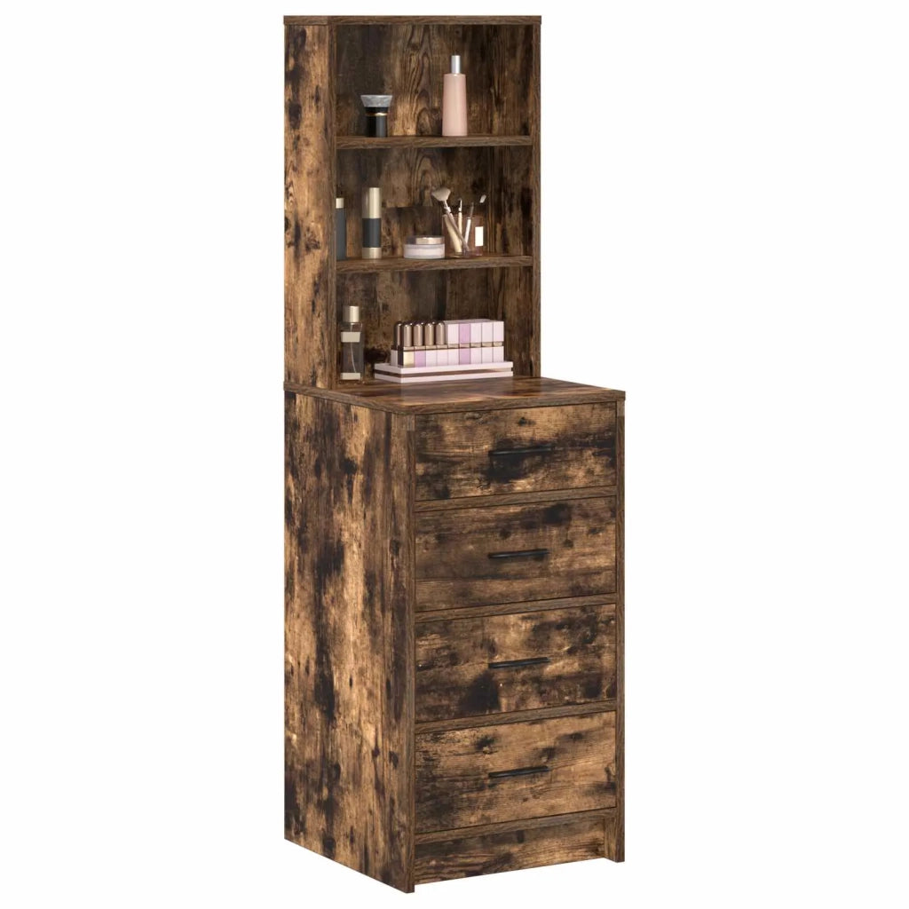 Credenza Rovere fumo 40 x 41 x 135 cm Legno multistrato 865050