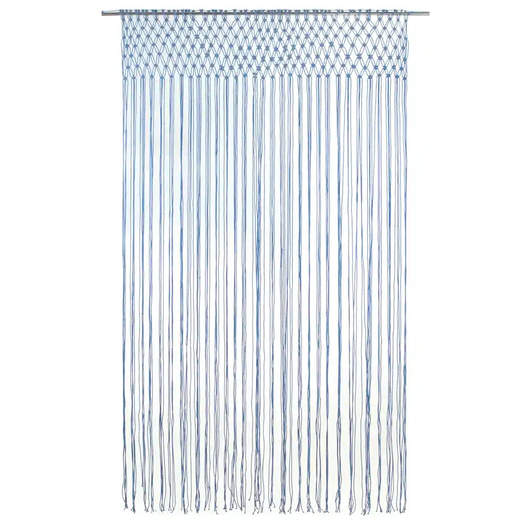 Tenda Macram¨¨ Blu 140x240 cm in Cotone