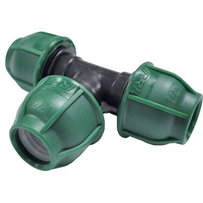 TEE A COMPRESSIONE PN10 - MM 32X32X32- 10 pezzi