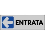 ETICHETTA 'ENTRATA SX' 15x5 cm - 10 pezzi