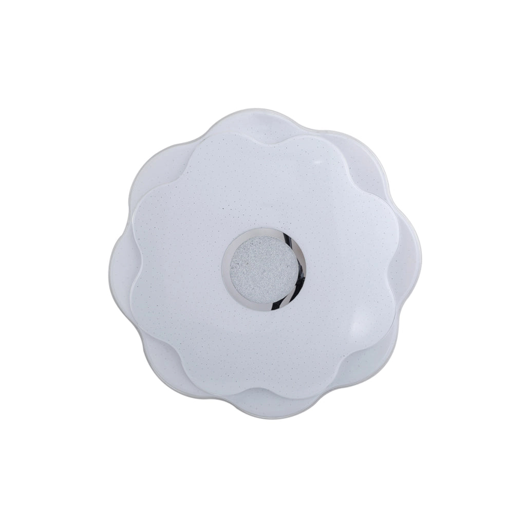 Plafoniera Italux Normi rotonda 30cm bianca LED 12W
