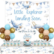 Decorazioni per Festa di Benvenuto al Bambino Tema Vittoriano - Banner di Sfondo - Decorazione per Torta - Decorazioni per Cupcake - Tovaglia da Tavola - Palloni - Decorazioni per Festa di Benvenuto al Bambino