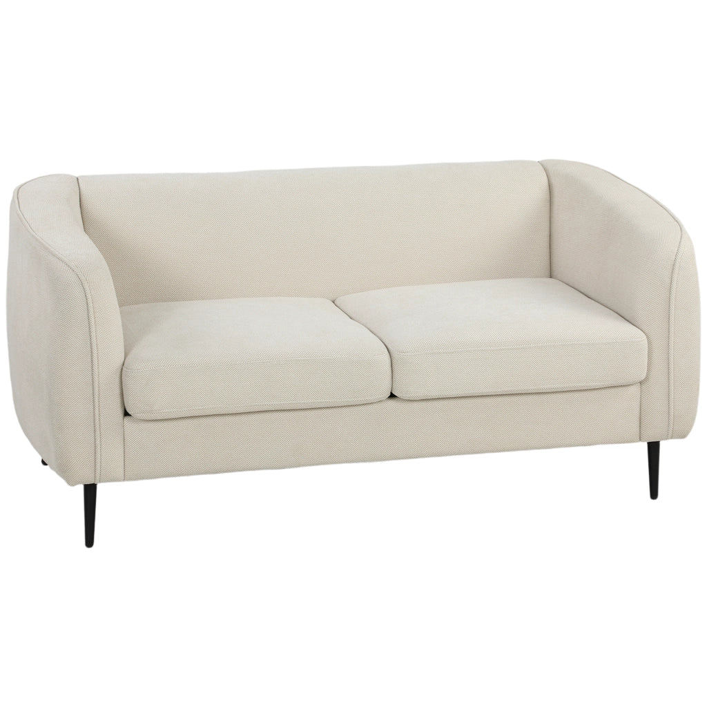 Divano 2 posti in velluto ¨C Zephmum ¨C Beige 160 cm