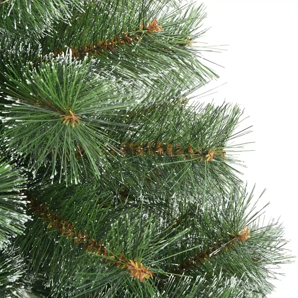 Albero di Natale Artificiale Snodato Foderato di Neve Verde 42019339