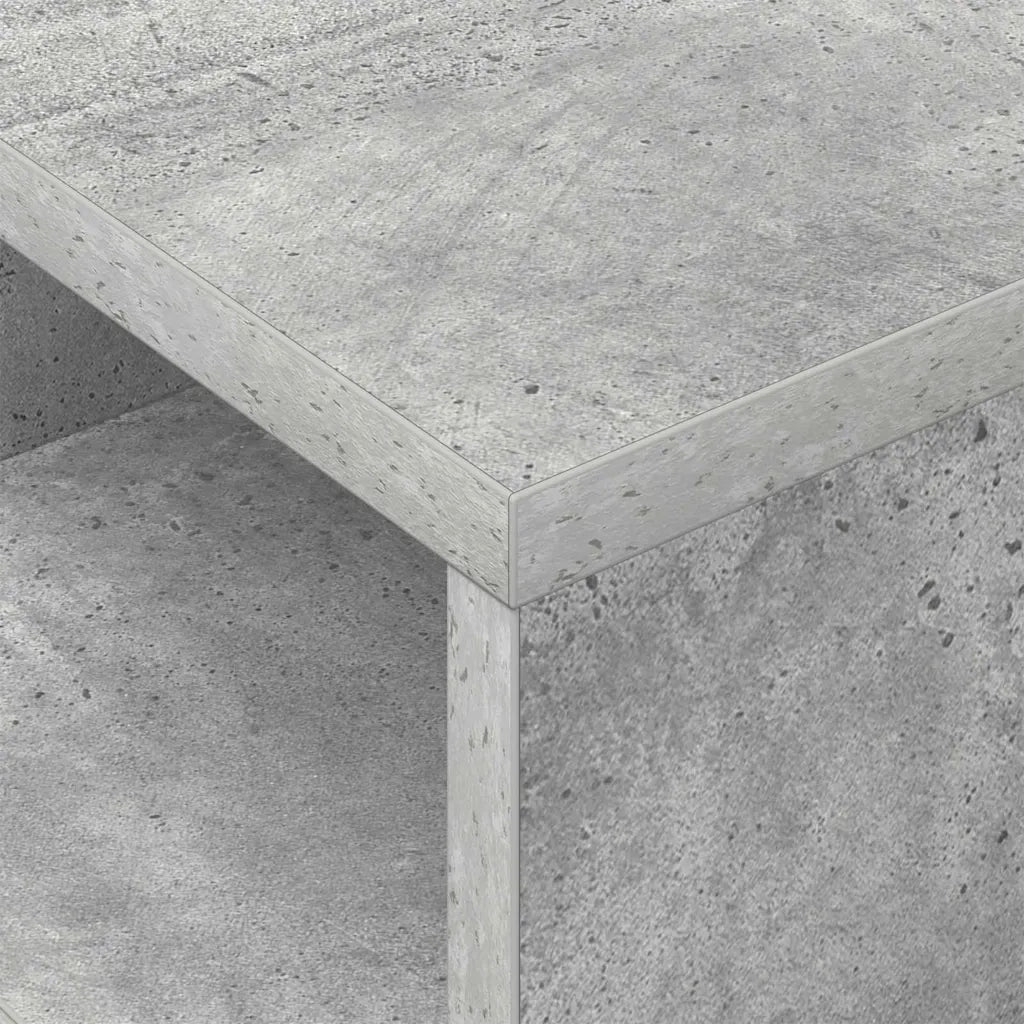 Tavolino 2 pcs Grigio cemento 30,5 x 30 x 45 cm 890903