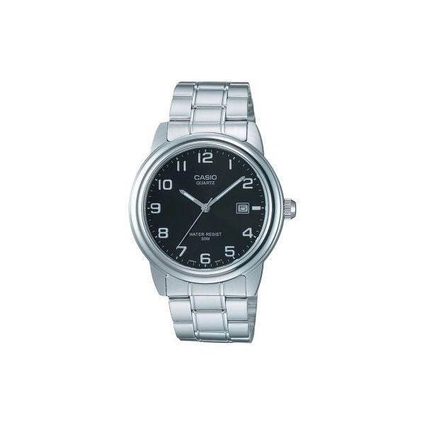 Orologio casio mtp 1221a 1aveg collection silver e black