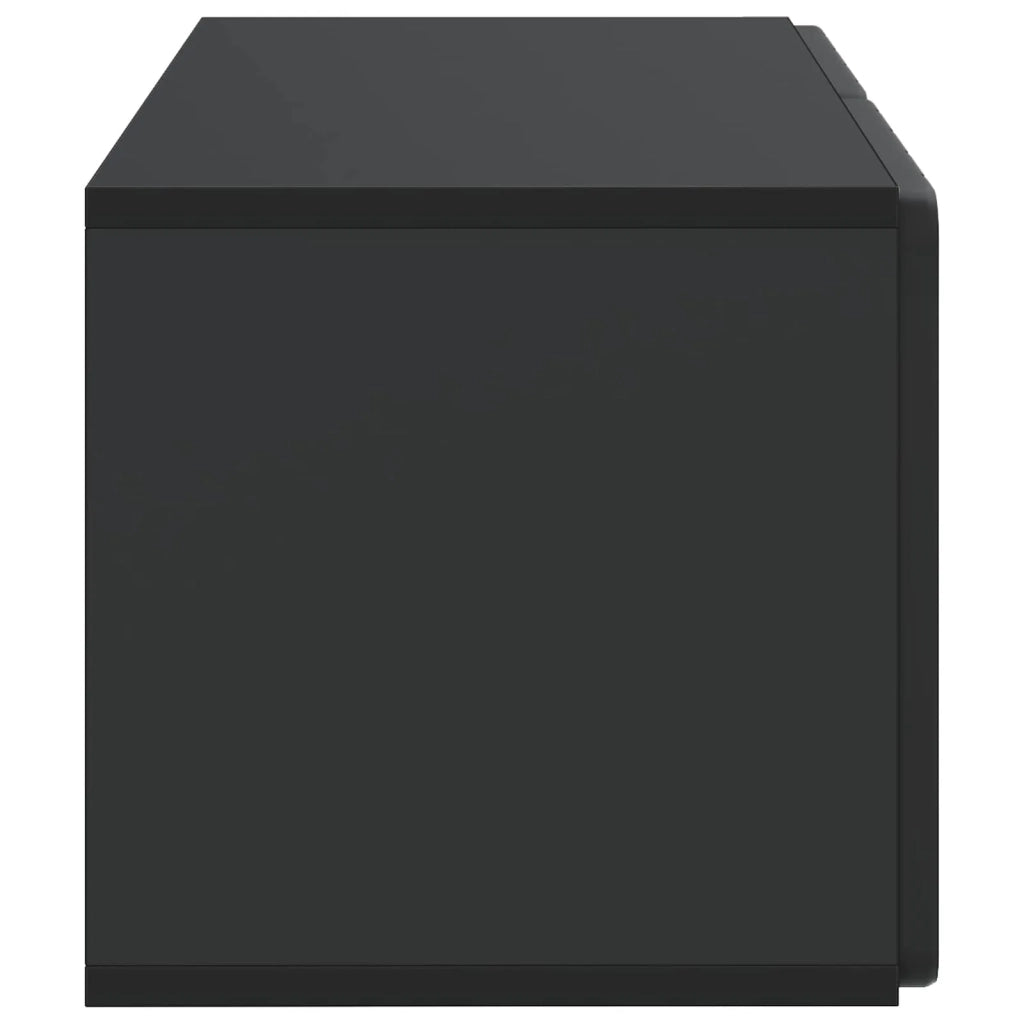 Mobile TV da Muro | Armadietto TV | Mobile Porta TV Nero 59,5 x 31 x 30 cm