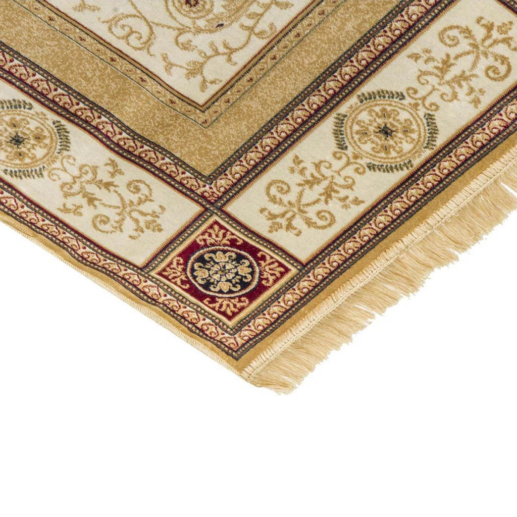 Tappeto RUBINE 350 Imperial ORO cm.140x190 disegno classico persiano stile orientale tradizionale. Tappeto salotto, soggiorno, camera da letto, ingresso, corridoio.