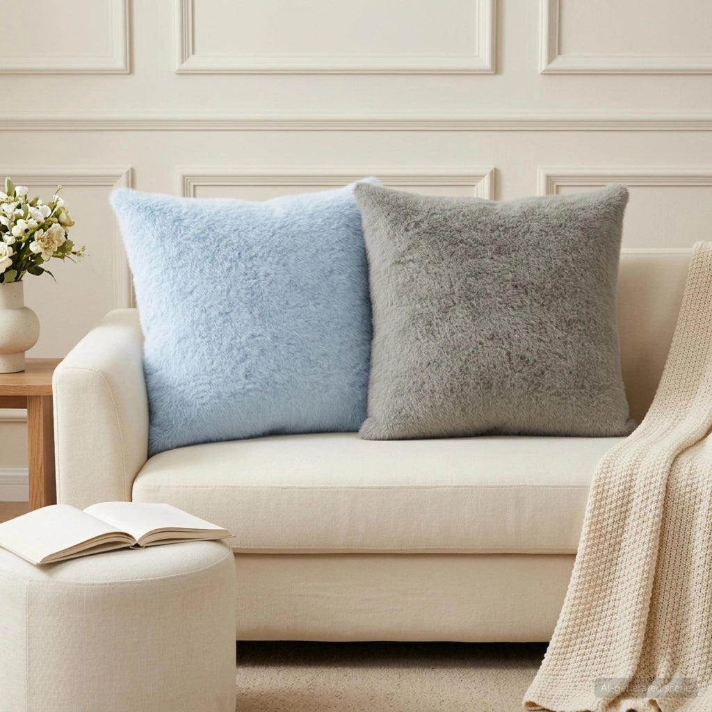 Federa 6 pz HEERLEN Azzurro 60 x 60 cm 912824