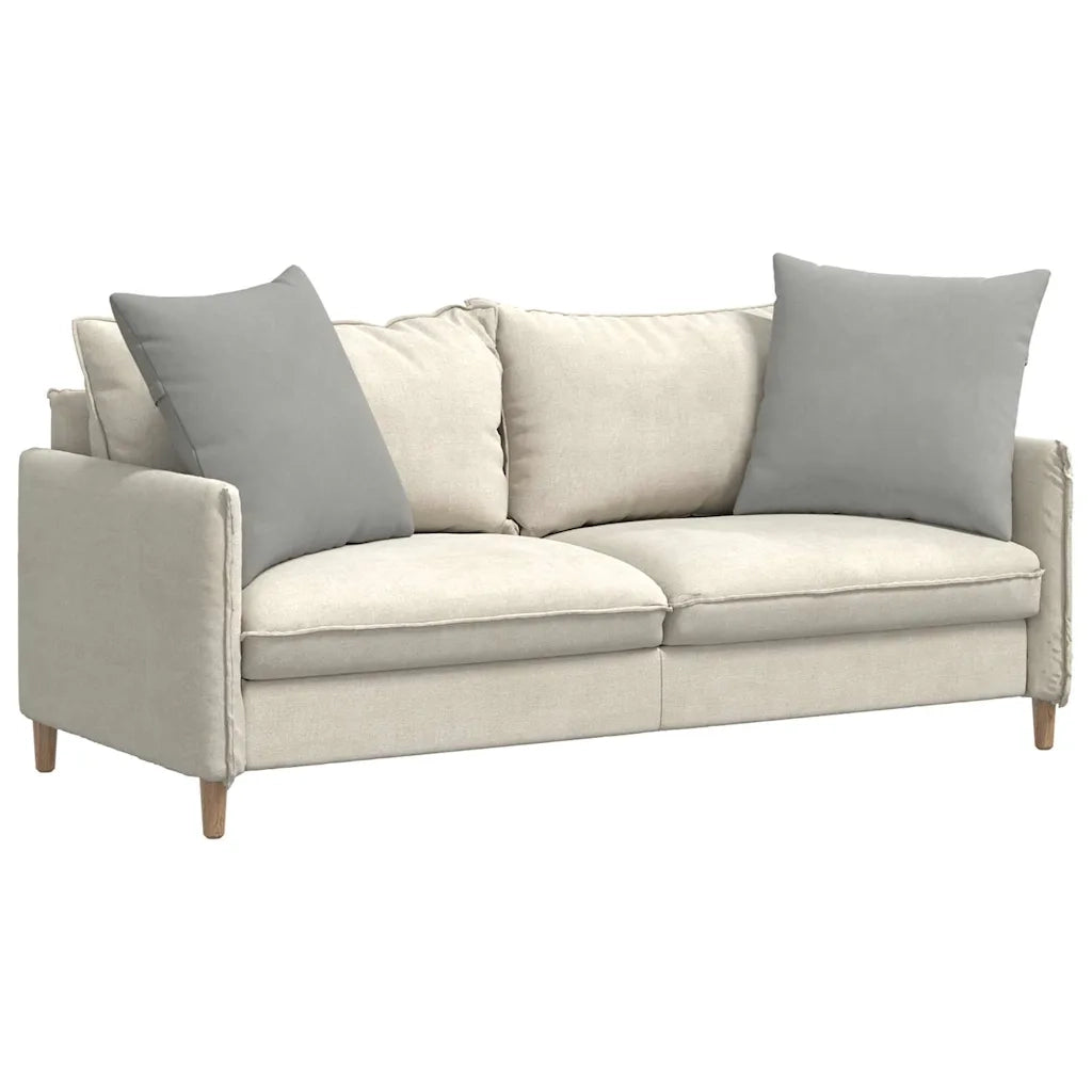 Cuscini da Divano 2 pcs Grigio chiaro 60 x 60 cm Tessuto 42014027