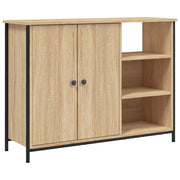 Buffet credenza cassettiera armadio mobile contenitore organizer cucina soggiorno rovere Sonoma 100 x 33 x 75 cm legno ingegnerizzato marrone 02_0031456