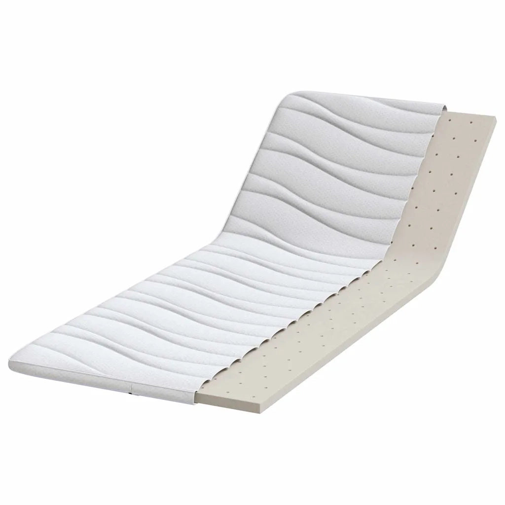 Topper per materasso Bianco 80 x 200 cm Tessuto a maglia 4106402