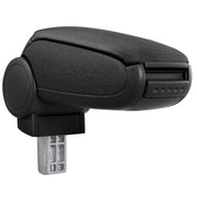 Bracciolo centrale per Opel Adam con scomparto imbottito in tessuto nero 03_0000543