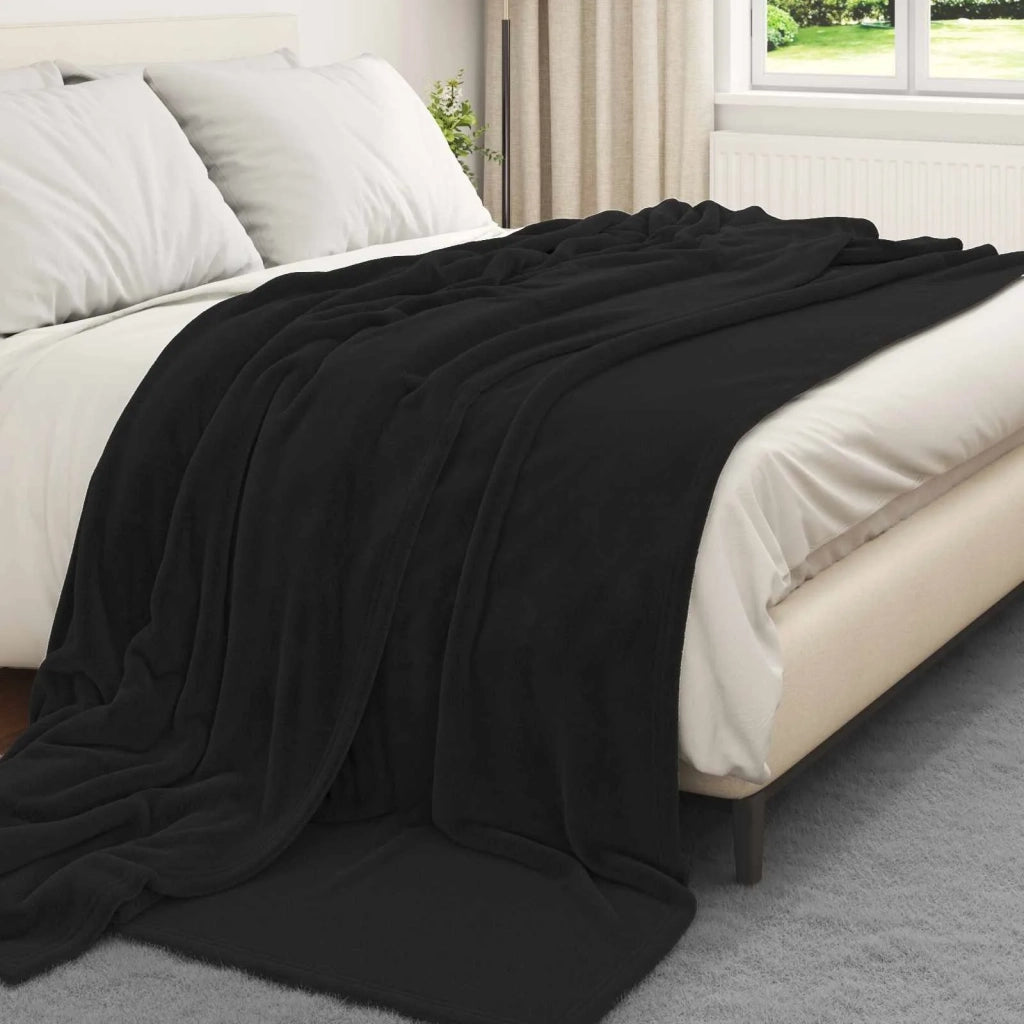 Coperta Nero 240 x 270 cm Panno 42016780