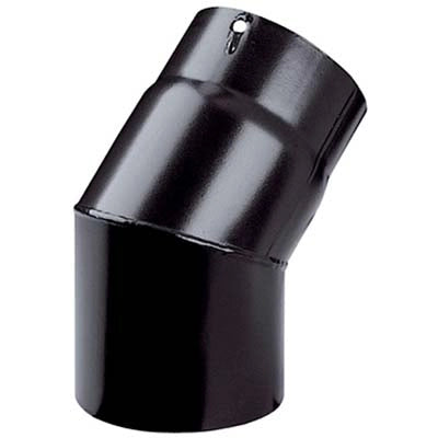GOMITO LEGNA 45  ° PLUS NERO OPACO SAVE  CM 15