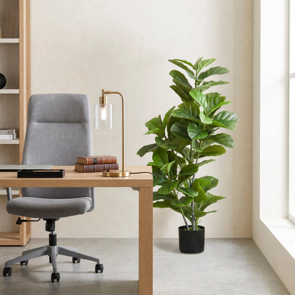 Pianta Artificiale Ficus ¨C Minimal ¨C Verde 110 cm