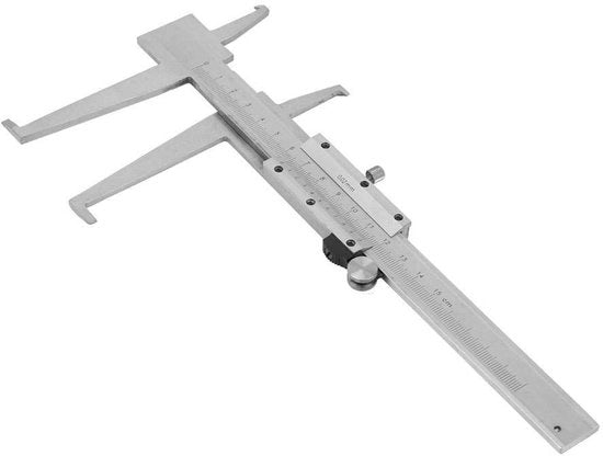 Misuratore laser a schiacciata con scala di misura 9-150 mm in acciaio inossidabile, preciso e facile da utilizzare