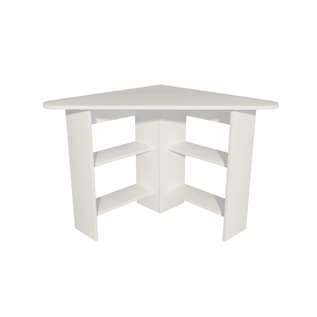 Scrivania "Corner" in legno - 80 x 80 x 73 cm - Bianco