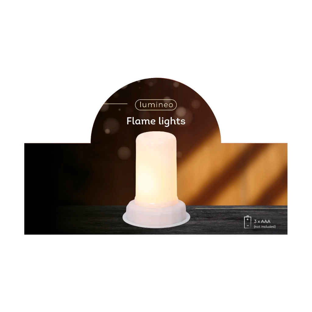Candela plt con fiamma LED d7,5x9,5