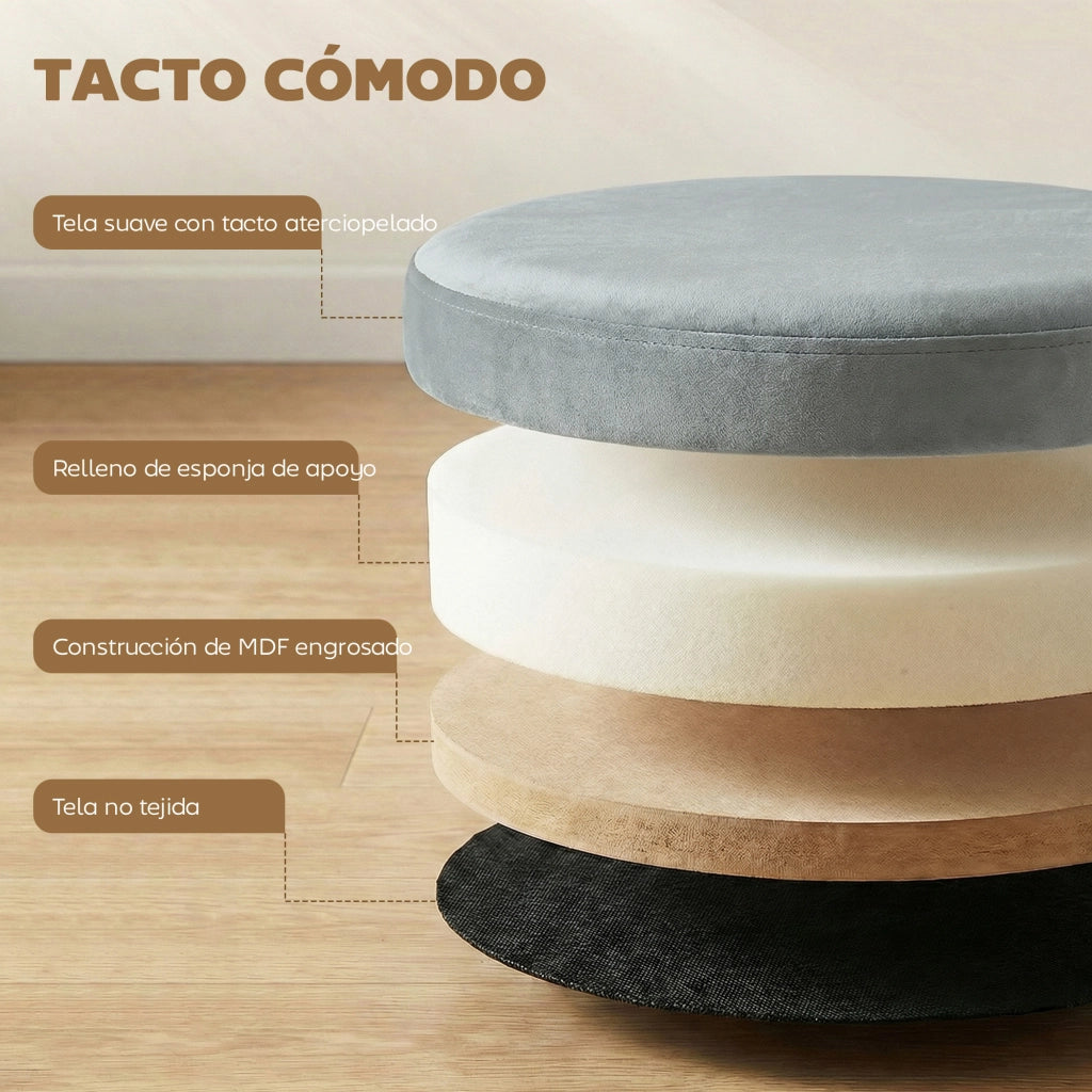 Pouf con cassetti ¨C Minimal ¨C Grigio scuro 38x38x38 cm