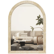 Specchio da Parete con Ganci ¨C Minimal ¨C Beige 50x2x70 cm