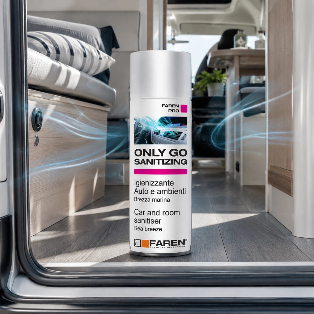 Faren only go sanitizing spray igienizzante per auto e ambienti 200 ml 3 pezzi