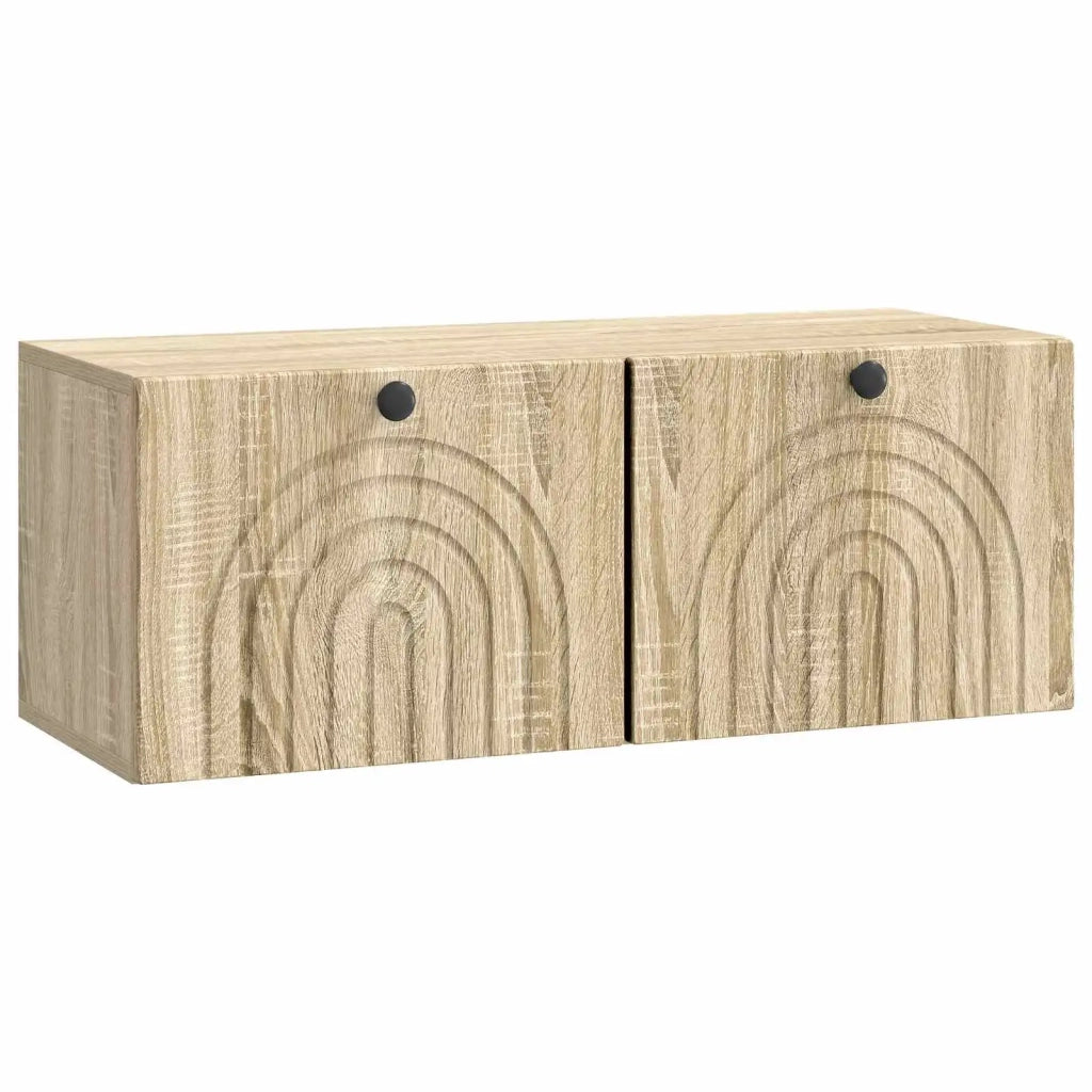Mobile TV da Muro | Armadietto TV | Mobile Porta TV Rovere Sonoma 78,5 x 31 x 30 cm