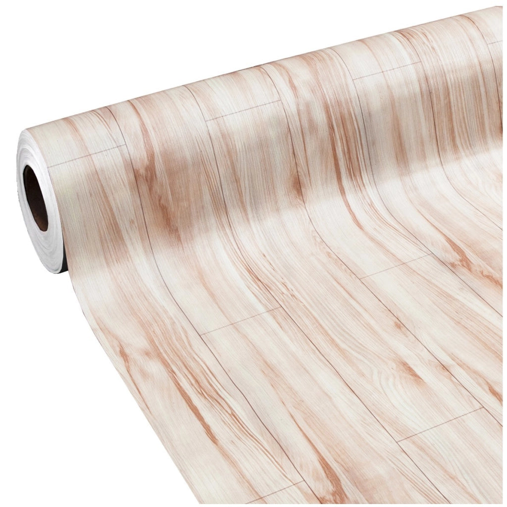 Pavimento PVC 140x300 Cm Rivestimento Rotolo Vinile 30 Misure Design Legno Parquet Venato Dis A