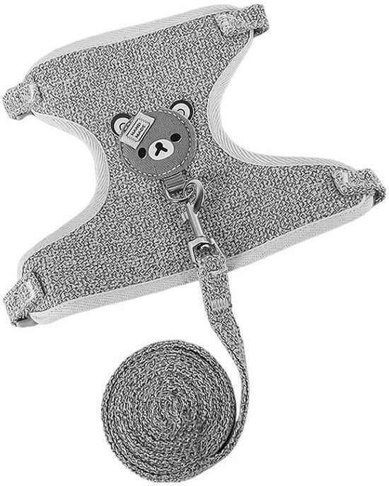 Cinturone per Animali da Compagnia - Adattabile - Lunghezza 120 cm - Rivestimento Soffice - Terylene Cotone - Adatto per Gatti/Cani
