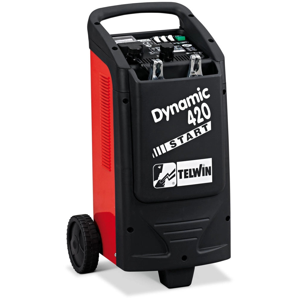 Trade Shop - Caricabatterie Avviatore A Carrello Telwin Modello Dynamic 420 Start -