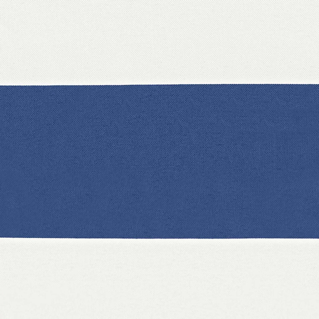 Schermo da balcone-Pannello per balcone Blu e Bianco 110 x 400 cm Tessuto Oxford