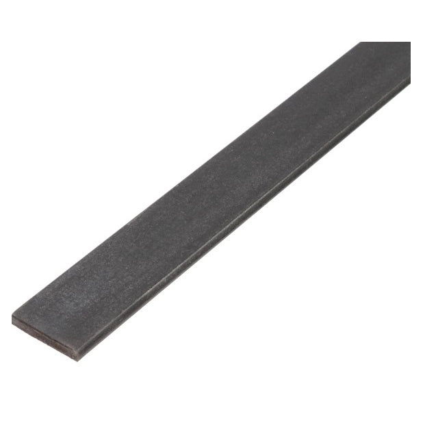 BARRA PIATTA 25X5X1000MM ACCIAIO GREZZO LAMINATO