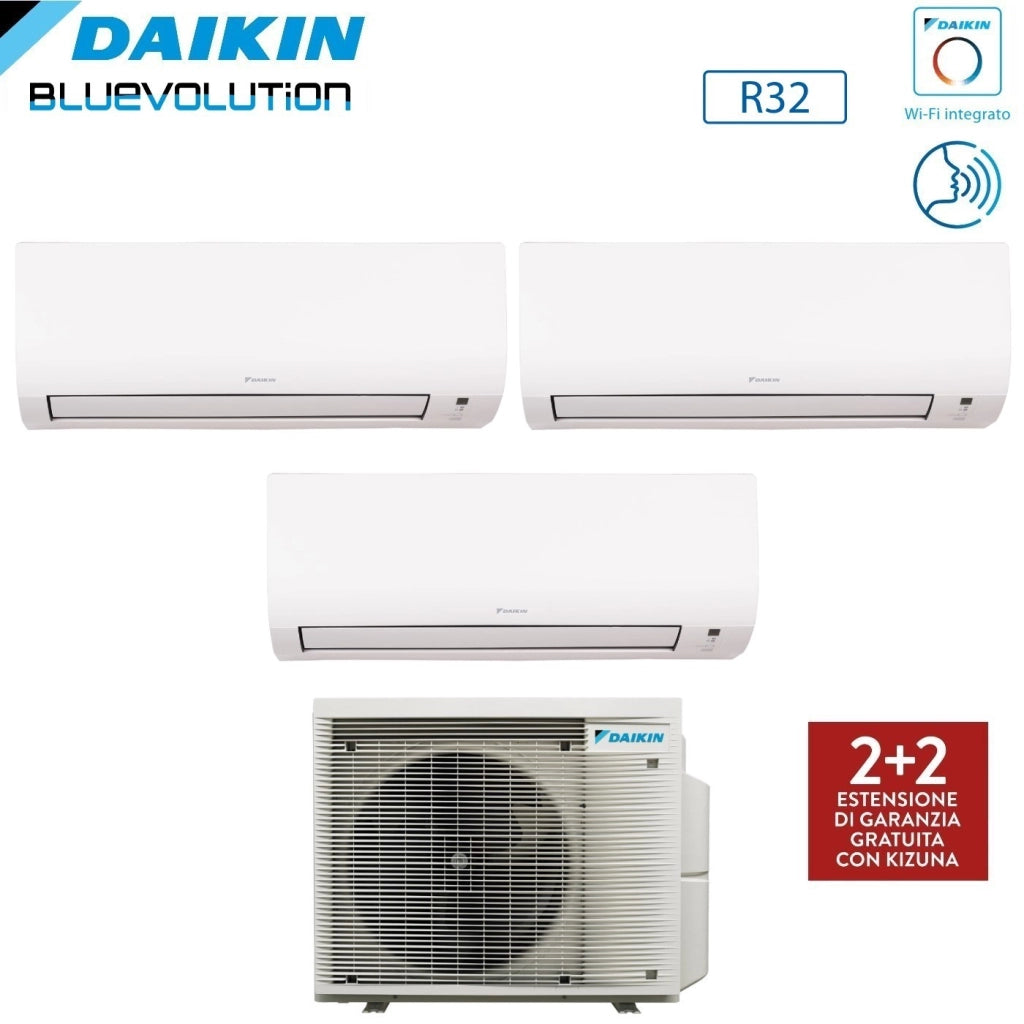 Condizionatore Daikin Trial Split COMFORA 9+9+12 con 3MXM68A R-32 Wi-Fi Integrato