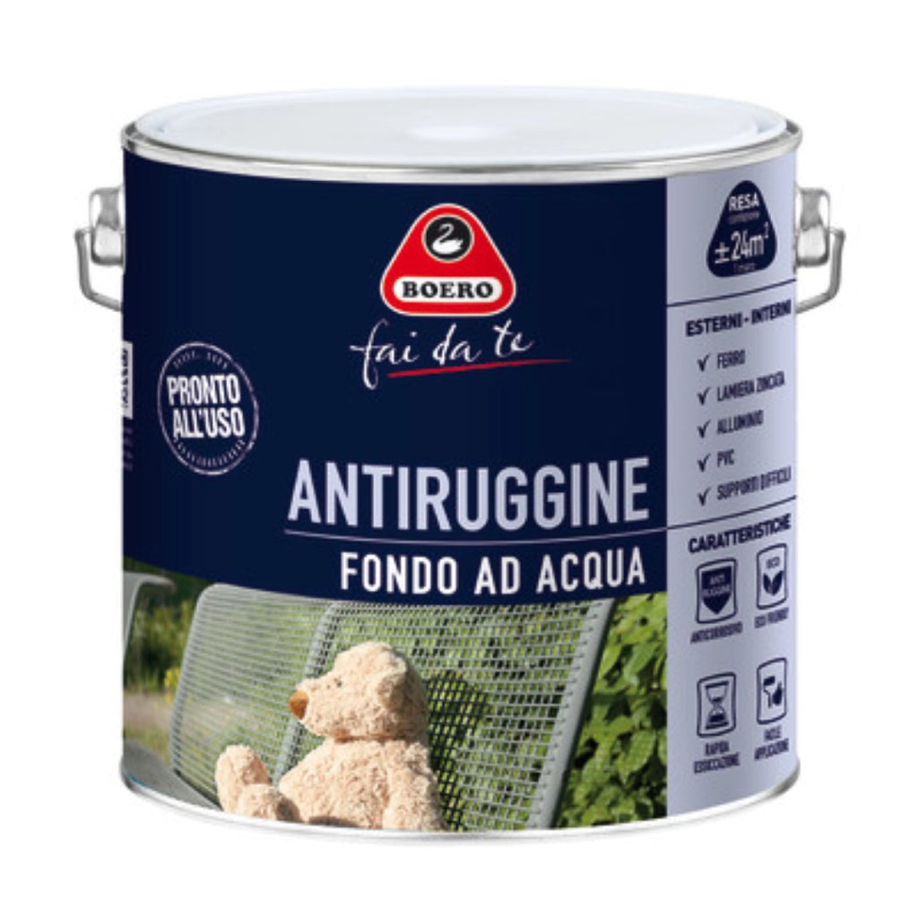 Fondo Antiruggine Acqua 2 Litri - Boero