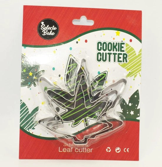 Set di stampi per biscotti in acciaio inossidabile - 3 pezzi