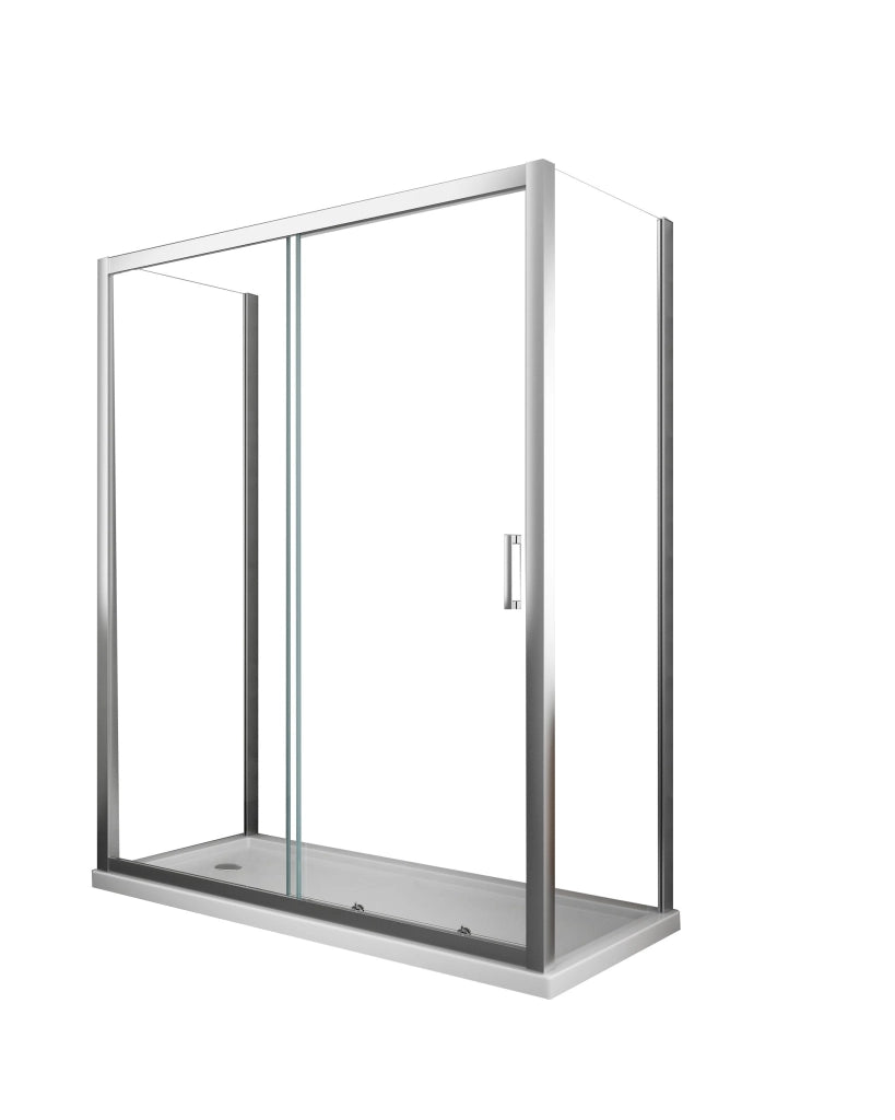 BOX CABINA DOCCIA 3 LATI 2 FISSI E UNO SCORREVOLE 65-67,5x105-110x65-67,5