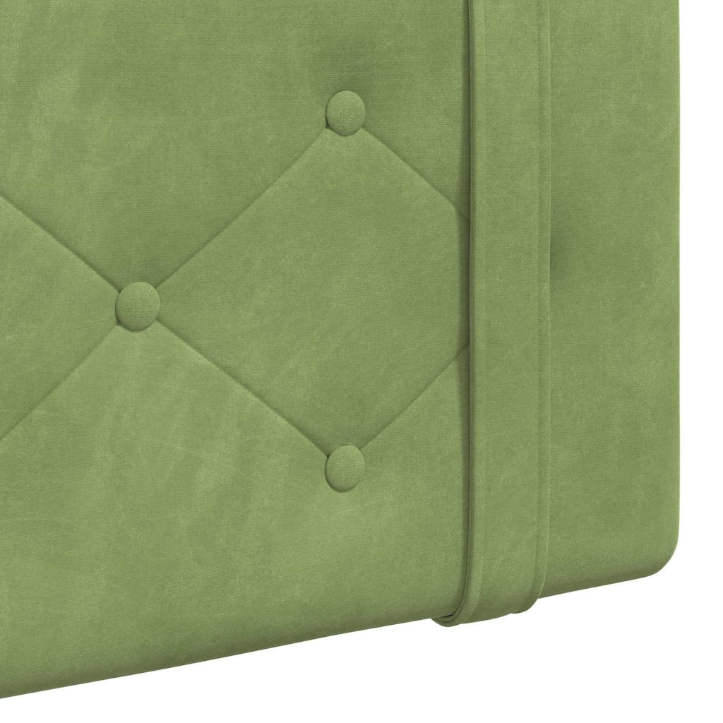 Testiera | Testata sospesa Verde chiaro Velluto