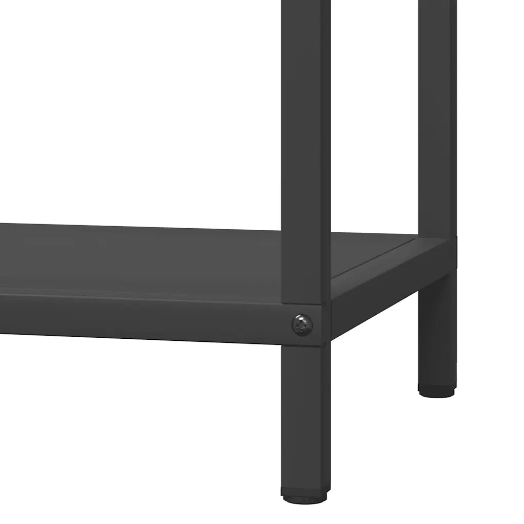 Rastrelliera per Legna da Ardere Nera 40x25x60 cm 864291