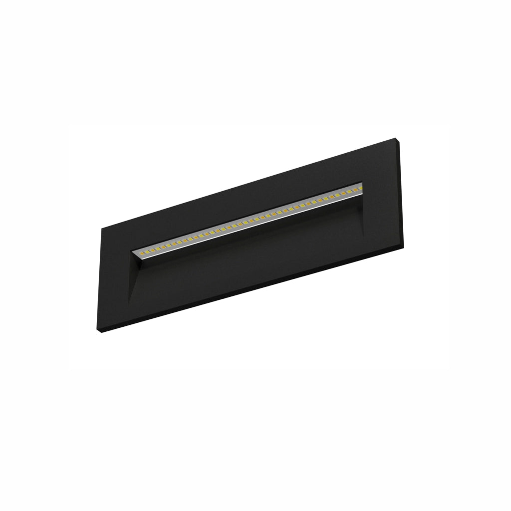 Beneito Faure Faretto Led segnapasso da incasso a parete Tween - 5W, Switch CCT, Illuminazione Interni ed Esterni​, corridoi o passaggi - Nero