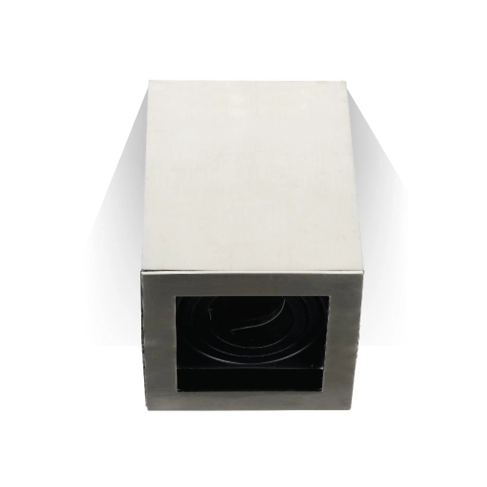 V-TAC VT-797-SN Portafaretto LED Montaggio a Plafone GU10 e GU5.3 (MR16) Colore Nichel Satinato Orientabile SKU 3632