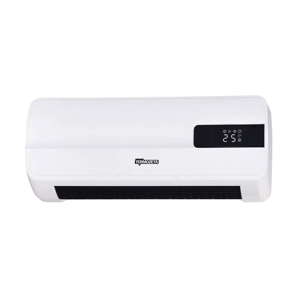 Termoventilatore a Parete Murale Riscaldatore Casa Caldo e Ventilato Bagno TERMOZETA TZR06N