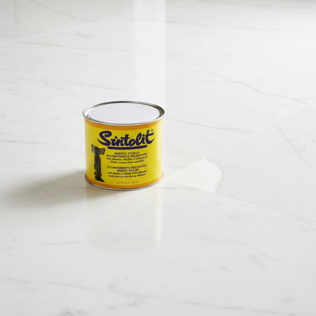 Mastice stucco bianco per marmo e ceramica 175 ml