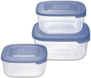 CONTENITORE QUADRO IN PLASTICA SET 'FRIGO BOX'
