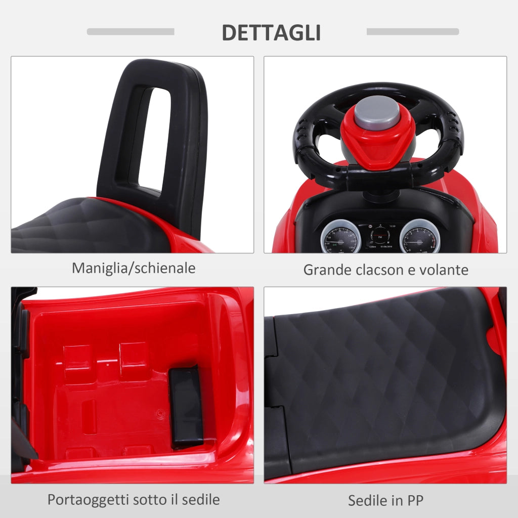 Macchina Cavalcabile Bambini Rossa ¨C zephmum ¨C 12-36 Mesi