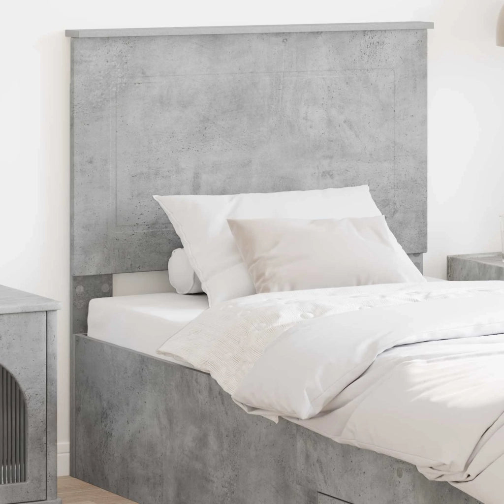 Testiera | Testata Grigio Cemento 100 cm Legno ingegnerizzato