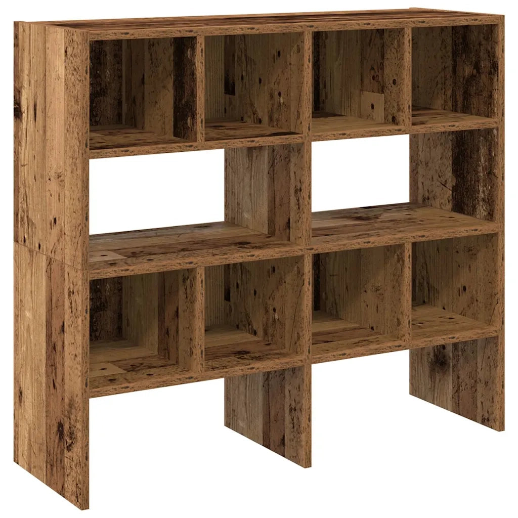 Scarpiere 2 pz Impilabili Legno Antico 89,5x30x40 cm 858854