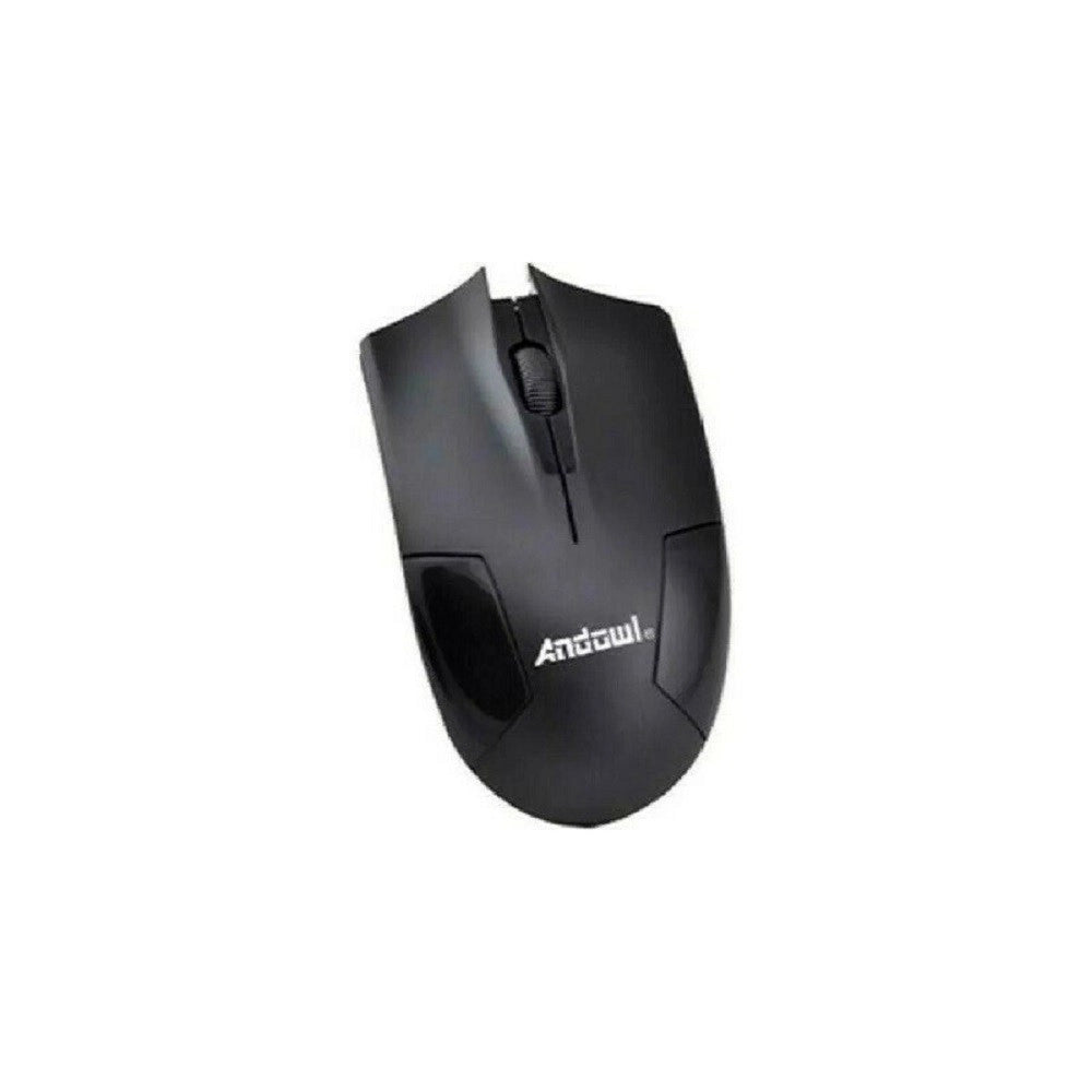 Trade Shop - Mouse Ottico Wireless Q710 Senza Fili Usb Per Notebook Pc Computer 1200dpi 2,4ghz -