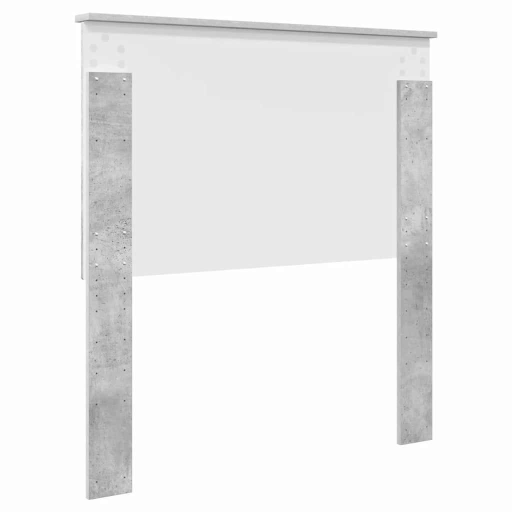 Testiera | Testata Grigio Cemento 100 cm Legno ingegnerizzato