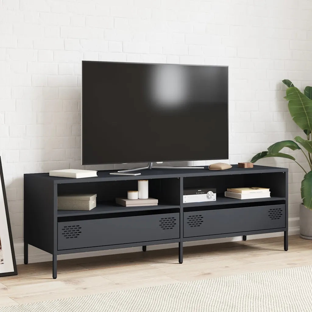 Mobile TV | Armadietto TV | Mobile Porta TV Antracite 135x39x43,5 cm Acciaio Laminato a Freddo